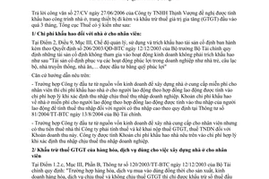 Công văn 3729/TCT-PCCS đề nghị được tính khấu hao công trình nhà ở, trang thiết bị đi kèm và khấu trừ thuế giá trị gia tăng