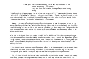 Công văn 1665/TTg-CN 2006 giải phóng mặt bằng rà phá bom mìn vật nổ dự án xây dựng giao thông