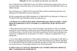 công văn 3772/BNV-KHTC hướng dẫn thực hiện NĐ 43/2006/NĐ-CP