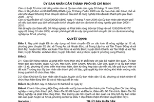 Quyết định 147/2006/QĐ-UBND đề án xây dựng mô hình chuyển đổi cơ cấu kinh tế nông nghiệp tại 12 xã, phường