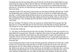 Chỉ thị 32/2006/CT-UBND thực hiện nói không với tiêu cực thi cử bệnh thành tích Quảng Bình