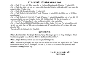 Quyết định 82/2006/QĐ-UBND  Quy chế đấu giá quyền sử dụng đất để giao đất