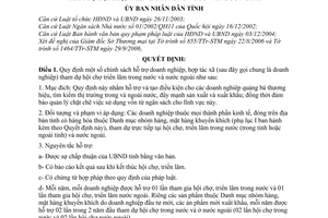 Quyết định 113/2006/QĐ-UBND chính sách hỗ trợ doanh nghiệp hợp tác xã tham dự hội chợ triển lãm