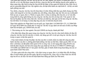 Chỉ thị 44/2006/CT-UBND củng cố công tác văn thư lưu trữ Thừa Thiên Huế