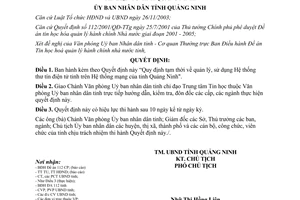 Quyết định 3172/2006/QĐ-UBND quản lý sử dụng Hệ thống thư tín điện tử Quảng Ninh