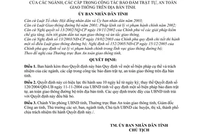 Quyết định 83/2006/QĐ-UBND công tác bảo đảm trật tự, an toàn giao thông