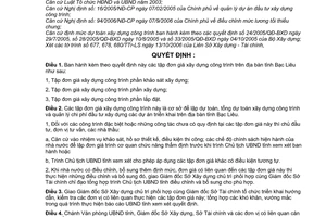 Quyết định 23/2006/QĐ-UBND  tập đơn giá xây dựng công trình trên địa bàn tỉnh Bạc Liêu