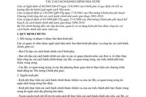 Thông tư 99/2006/TT-BTC hướng dẫn lập dự toán, quản lý sử dụng kinh phí bảo đảm công tác cải cách hành chính nhà nước