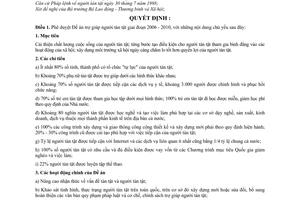 Quyết định 239/2006/QĐ-TTg Đề án trợ giúp người tàn tật 2006-2010