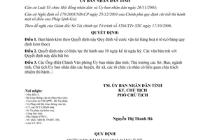 Quyết định 2211/2006/QĐ-UBND cước vận tải hàng hoá ô tô