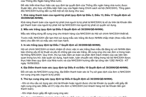 Công văn 2669/NHCS-KT 2006 hướng dẫn cung ứng sử dụng séc Ngân hàng Chính sách xã hội