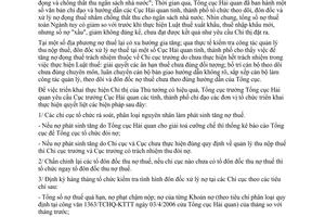 Công văn 5534/TCHQ-KTTT biện pháp đôn đốc xử lý nợ thuế