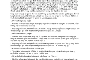 Công văn 5556/TCHQ-GSQL ủy quyền khai hải quan