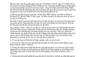 Công văn 2547/BBCVT-VT hướng dẫn thực hiện quy định trò chơi trực tuyến