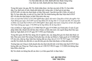 Công văn 14753/BTC-TCT Thuế GTGT hoạt động cho thuê nhà thuộc sở hữu Nhà nước