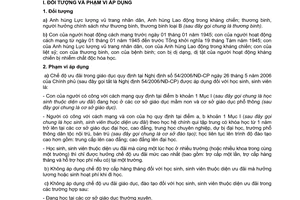 Thông tư liên tịch 16/2006/TTLT-BLĐTBXH-BGDĐT-BTC chế độ ưu đãi trong giáo dục đào tạo người có công với cách mạng con của họ