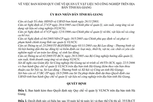 Quyết định 3144/2006/QĐ-UBND Quy chế về quản lý vật liệu nổ công nghiệp