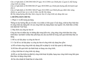 Thông tư 08/2006/TT-BXD hướng dẫn công tác bảo trì công trình xây dựng