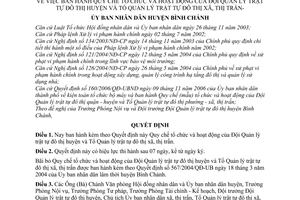 Quyết định 78/2006/QĐ-UBND quy chế tổ chức hoạt động đội quản lý trật tự đô thị huyện xã, thị trấn