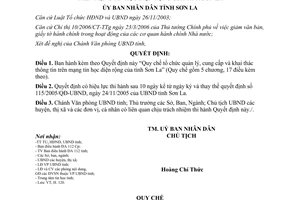 Quyết định 77/2006/QĐ-UBND quy chế quản lý khai thác thông tin tin học Sơn La