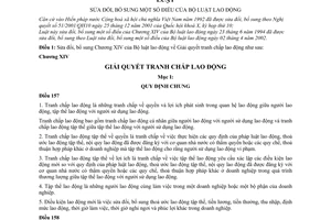 Bộ Luật lao động 2006 sửa đổi 74/2006/QH11