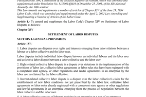 Law No. 74/2006/QH11 amending and supplementing a number of articles of the La