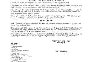 Quyết định 46/2006/QĐ-UBND Quy định chức năng nhiệm vụ quyền hạn cơ cấu