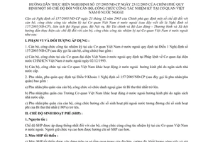 Thông tư liên tịch 29/2006/TTLT-BNG-BNV-BTC-BLĐTBXH chế độ cán bộ công chức công tác nhiệm kỳ tại Cơ quan Việt Nam ở nước ngoài