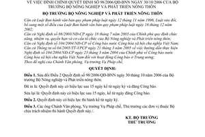 Quyết định 3433/QĐ-BNN-PC Quy chế kết hợp giữa trường Đại học và Viện nghiên cứu đính chính 98/2006/QĐ-BNN