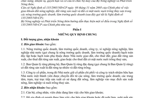 Thông tư 102/2006/TT-BNN giao khoán đất nông nghiệp đất rừng sản xuất đất mặt nước nuôi trồng thuỷ sản nông trường lâm trường quốc doanh