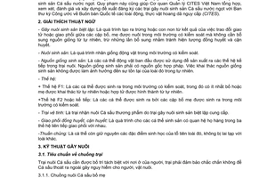 Tiêu chuẩn ngành 04TCN 87:2006 về quy phạm kỹ thuật nuôi cá sấu nước ngọt do Bộ Nông nghiệp và Phát triển nông thôn ban hành