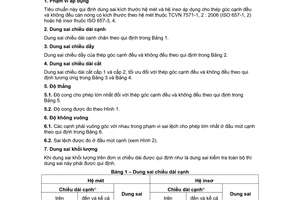 Tiêu chuẩn Việt Nam  TCVN 7571-5:2006 (ISO 657-5:1976) về thép hình cán nóng - Phần 5: Thép góc cạnh đều và không đều - Dung sai hệ mét và hệ insơ do Bộ Khoa học và Công nghệ ban hành