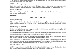 Tiêu chuẩn ngành 22TCN 264:2006 về quy phạm ngăn ngừa ô nhiễm do phương tiện thủy nội địa do Bộ Giao thông vận tải ban hành