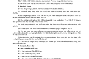Tiêu chuẩn xây dựng Việt Nam TCXDVN 378:2006 về vật liệu chịu lửa – phương pháp xác định hàm lượng Titan đioxit do Bộ trưởng Bộ Xây dựng ban hành