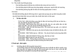 Tiêu chuẩn xây dựng Việt Nam TCXDVN 377:2006 về hệ thống cấp khí đốt trung tâm trong nhà ở – tiêu chuẩn thiết kế do Bộ Xây dựng ban hành