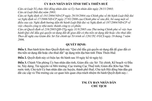 Quyết định 2768/2006/QĐ-UBND Quy chế đấu giá quyền sử dụng đất giao đất có thu tiền  hoặc cho thuê