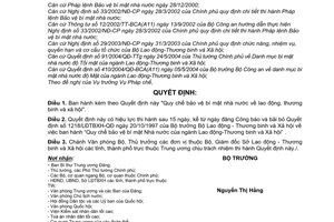 Quyết định 09/2006/QĐ-BLĐTBXH  Quy chế bảo vệ bí mật nhà nước lao động, thương binh xã hội
