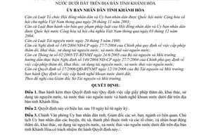 Quyết định 93/2006/QĐ-UBND cấp giấy phép thăm dò, khai thác, sử dụng