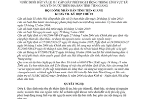 Nghị quyết 114/2006/NQ-HĐND thu phí thẩm định đề án, báo cáo thăm dò,