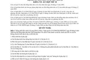 Nghị quyết 121/2006/NQ-HĐND điều chỉnh chức danh chế độ chính sách cán bộ