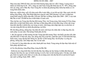 Chỉ thị 38/2006/CT-TTg biện pháp cấp bách phòng, chống hạn, bảo vệ sản xuất vụ Đông Xuân