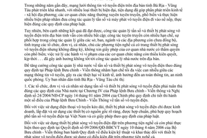 Chỉ thị 31/2006/CT-UBND tăng cường công tác quản lý tần số thiết bị phát sóng vô tuyến điện