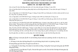 Nghị quyết 75/2006/NQ-HĐND số lượng phụ cấp cán bộ không chuyên trách công an quân sự Cần Thơ