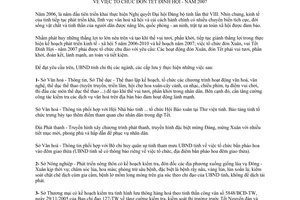 Chỉ thị 25/2006/CT-UBND tổ chức đón tết Đinh Hợi 2007 An Giang