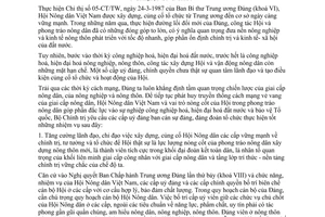 Chỉ thị 59-CT/TW năm 2006 tăng cường sự lãnh đạo Đảng hoạt động của Hội nông dân