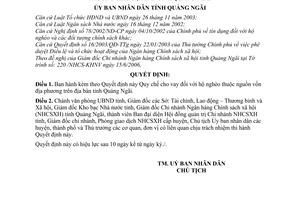 Quyết định 75/2006/QĐ-UBND Quy chế cho vay hộ nghèo