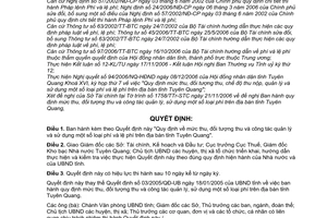 Quyết định 84/2006/QĐ-UBND mức thu, đối tượng thu quản lý, sử dụng phí