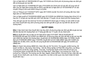 Quyết định 59/2006/QĐ-UBND quy định phương pháp xác định giá đất