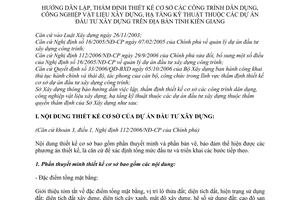 Thông báo 1059/TB-SXD hướng dẫn lập thẩm định thiết kế cơ sở công trình dân dụng