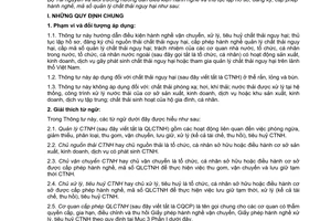 Thông tư 12/2006/TT-BTNMT hướng dẫn điều kiện hành nghề thủ tục lập hồ sơ, đăng ký, cấp phép hành nghề, mã số quản lý chất thải nguy hại
